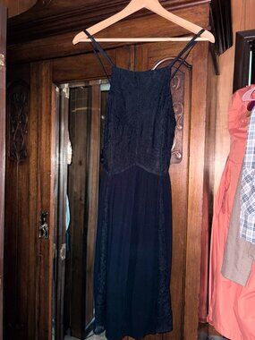 Hollister | Dresses | Nwt Hollister Sofia Navy Blue Dropwaist Bubble Skort  Dress Sz Xsmall